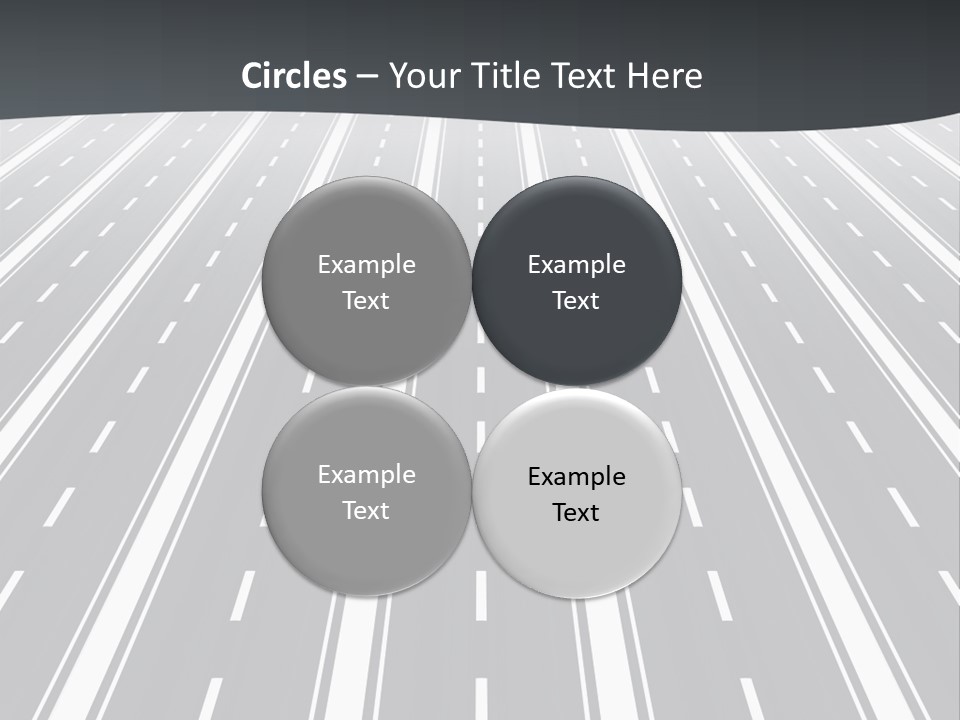 Numberless Illustration Car PowerPoint Template