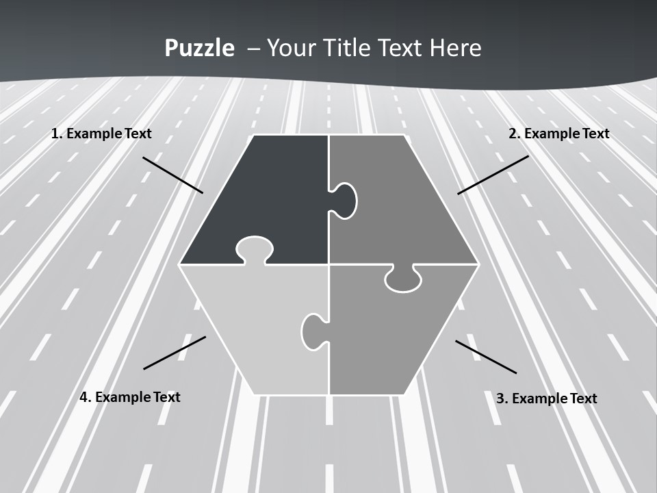 Numberless Illustration Car PowerPoint Template