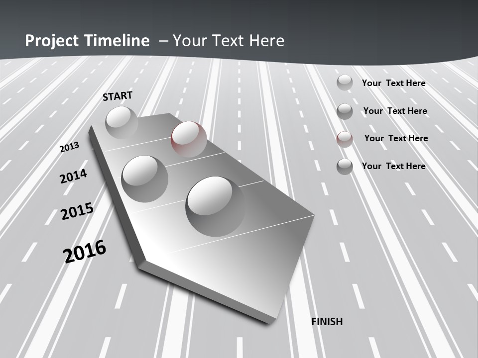 Numberless Illustration Car PowerPoint Template