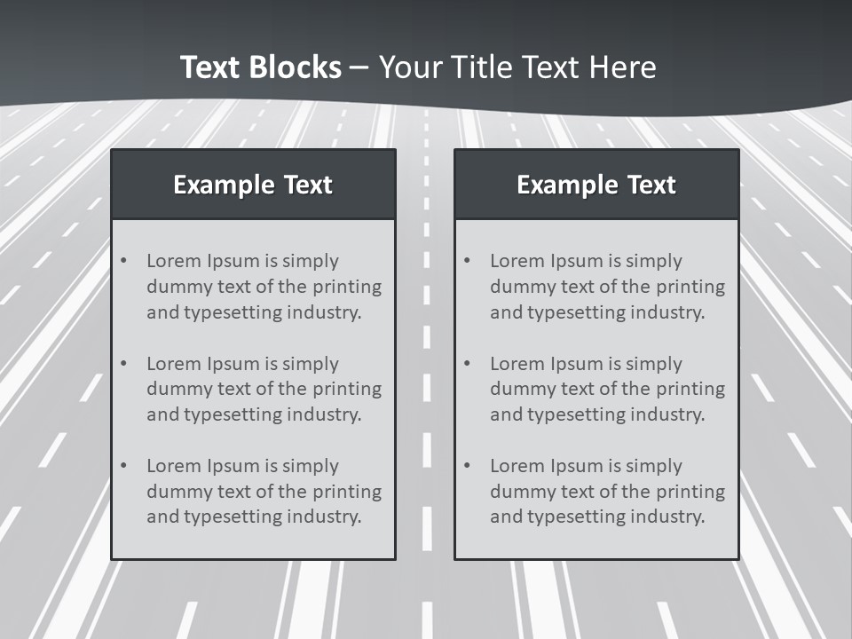 Numberless Illustration Car PowerPoint Template