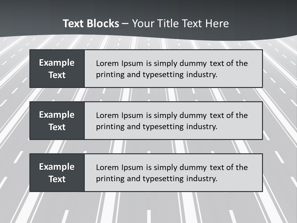 Numberless Illustration Car PowerPoint Template