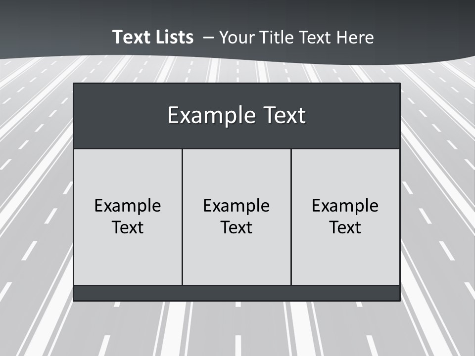 Numberless Illustration Car PowerPoint Template