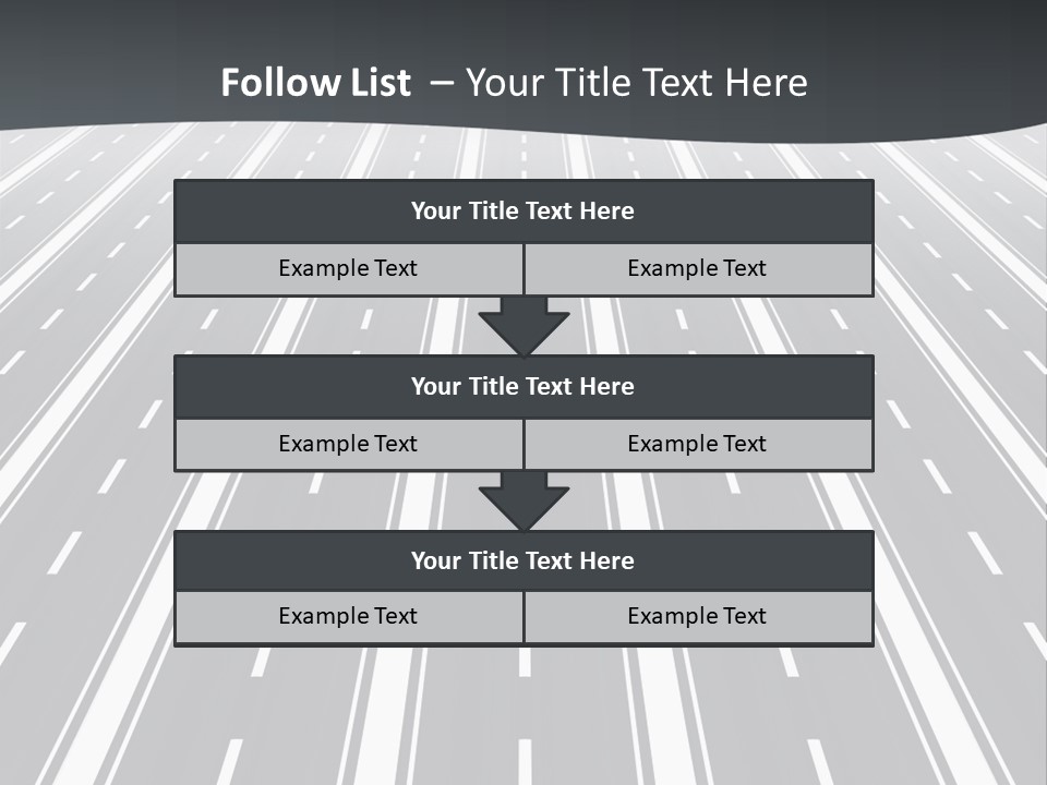 Numberless Illustration Car PowerPoint Template