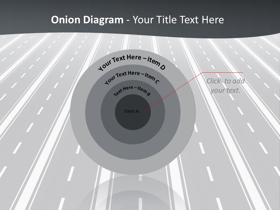 Numberless Illustration Car PowerPoint Template