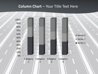 Numberless Illustration Car PowerPoint Template