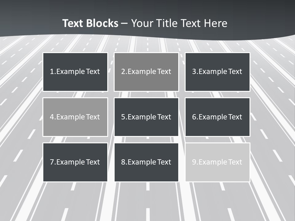 Numberless Illustration Car PowerPoint Template
