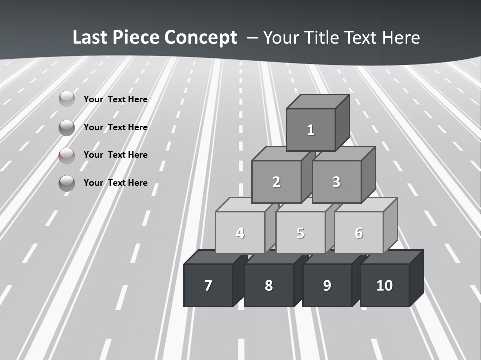 Numberless Illustration Car PowerPoint Template