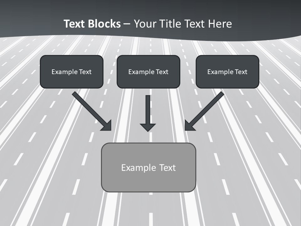 Numberless Illustration Car PowerPoint Template