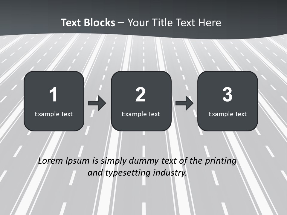 Numberless Illustration Car PowerPoint Template