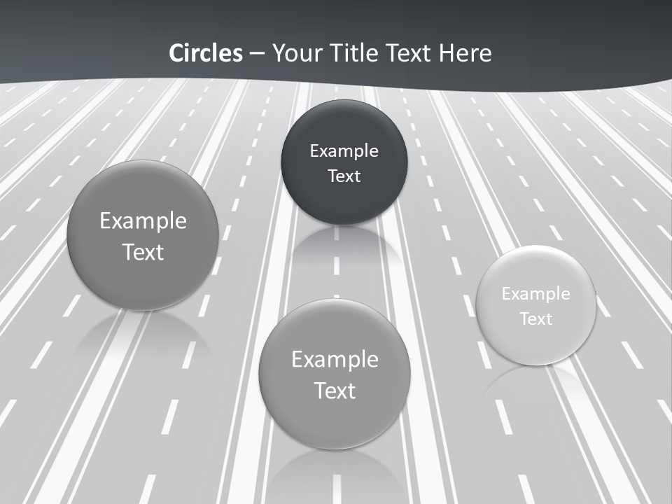 Numberless Illustration Car PowerPoint Template