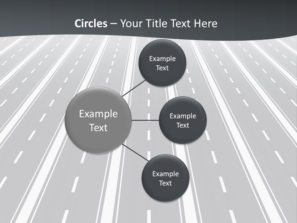 Numberless Illustration Car PowerPoint Template