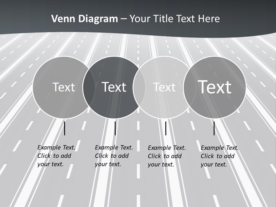 Numberless Illustration Car PowerPoint Template