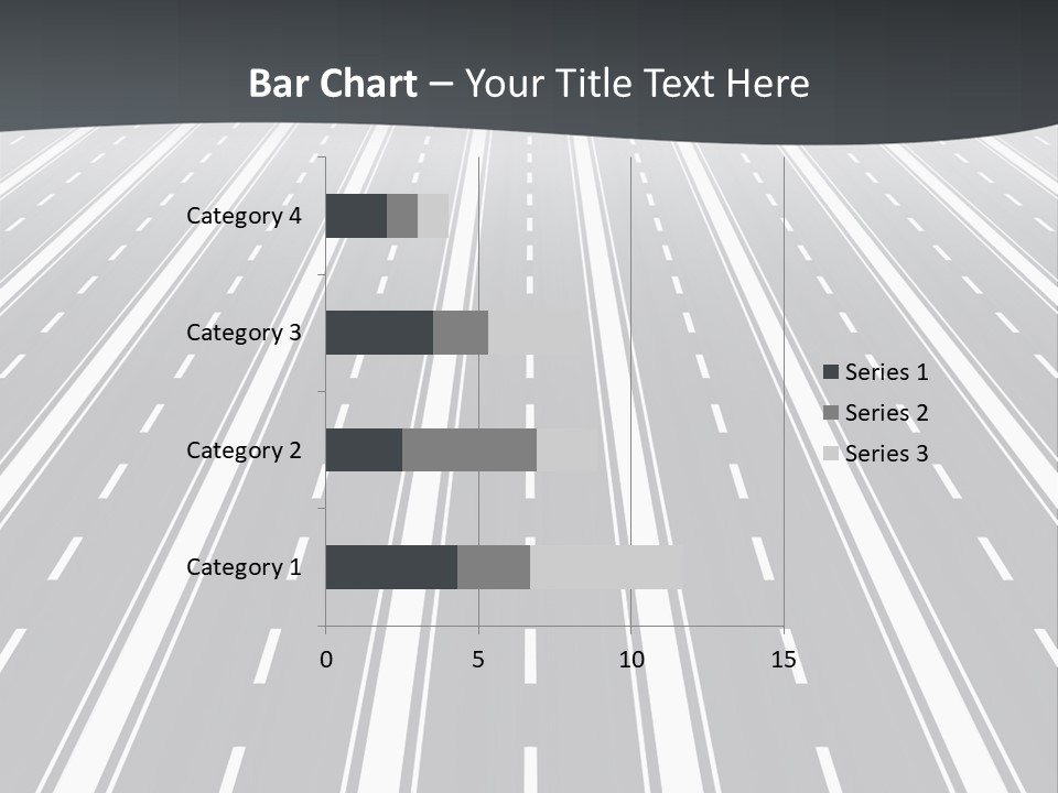 Numberless Illustration Car PowerPoint Template