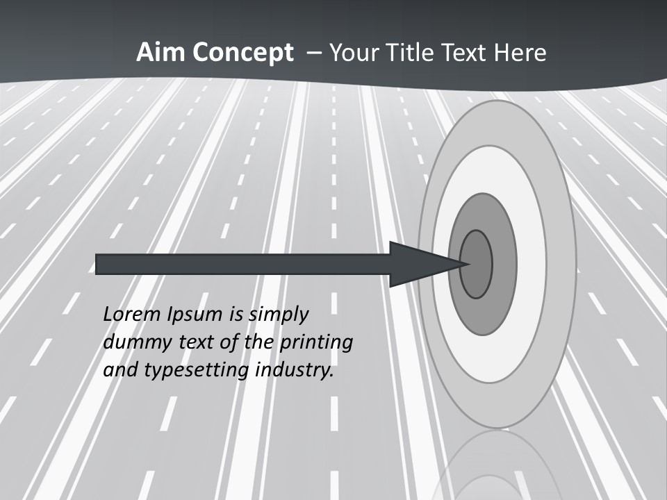 Numberless Illustration Car PowerPoint Template