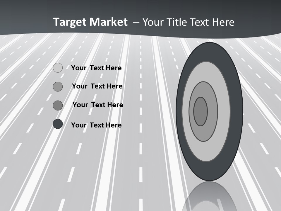 Numberless Illustration Car PowerPoint Template