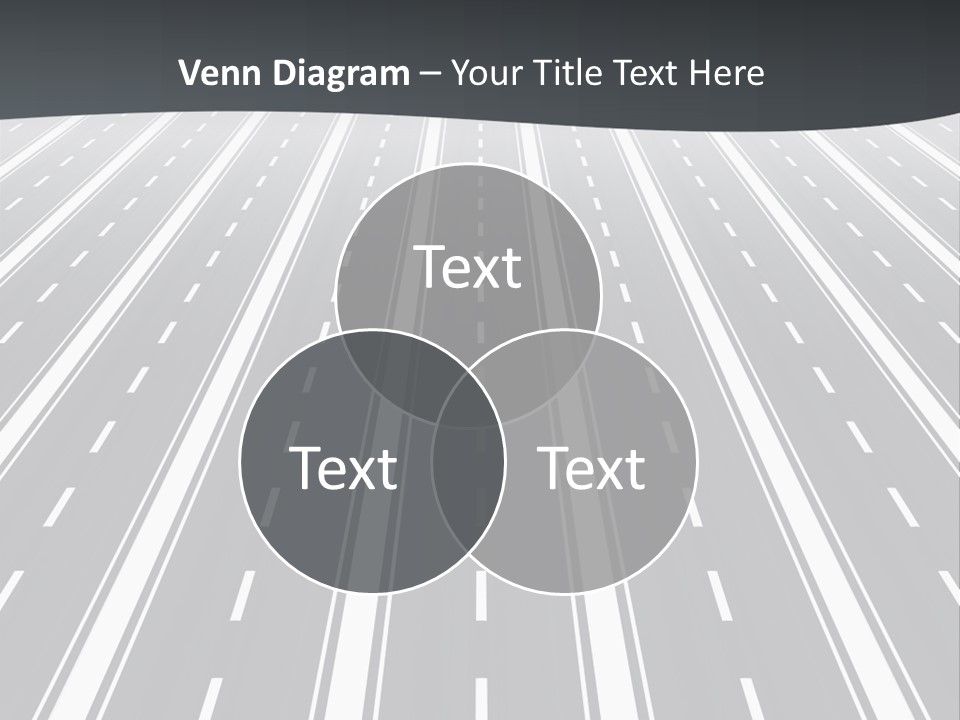 Numberless Illustration Car PowerPoint Template