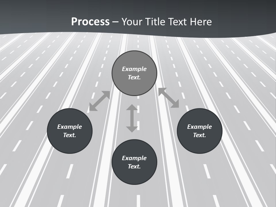 Numberless Illustration Car PowerPoint Template