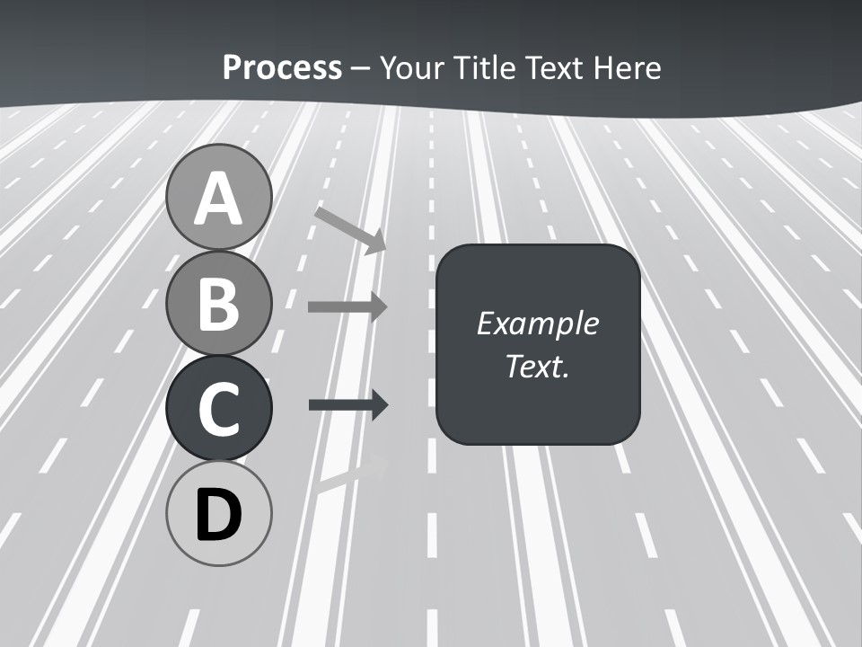 Numberless Illustration Car PowerPoint Template