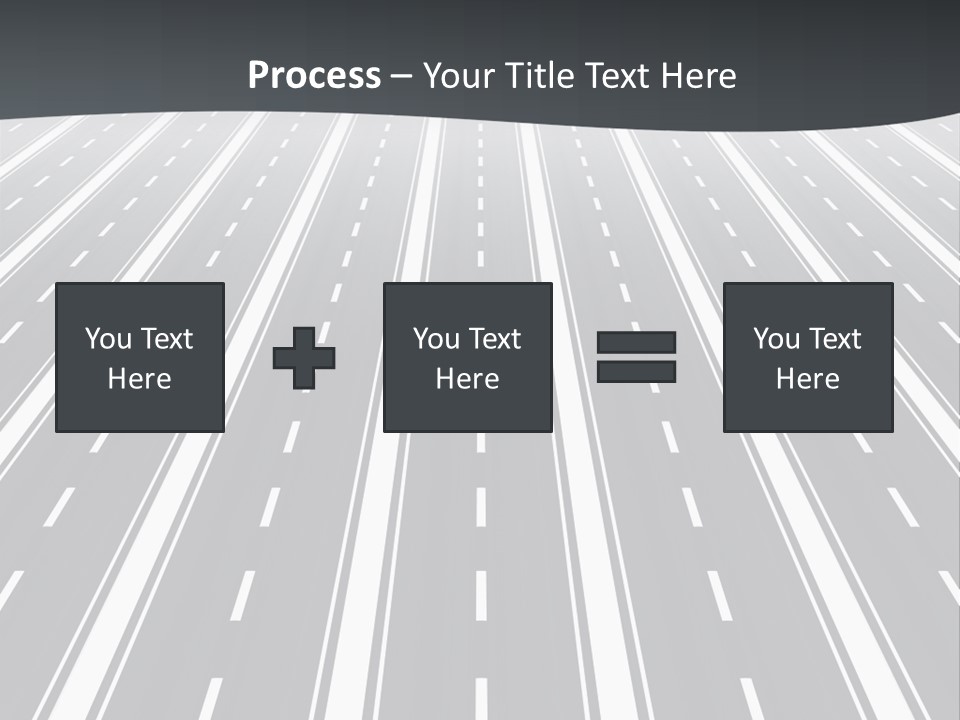 Numberless Illustration Car PowerPoint Template