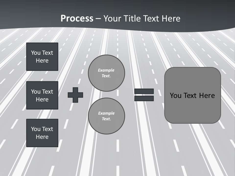 Numberless Illustration Car PowerPoint Template