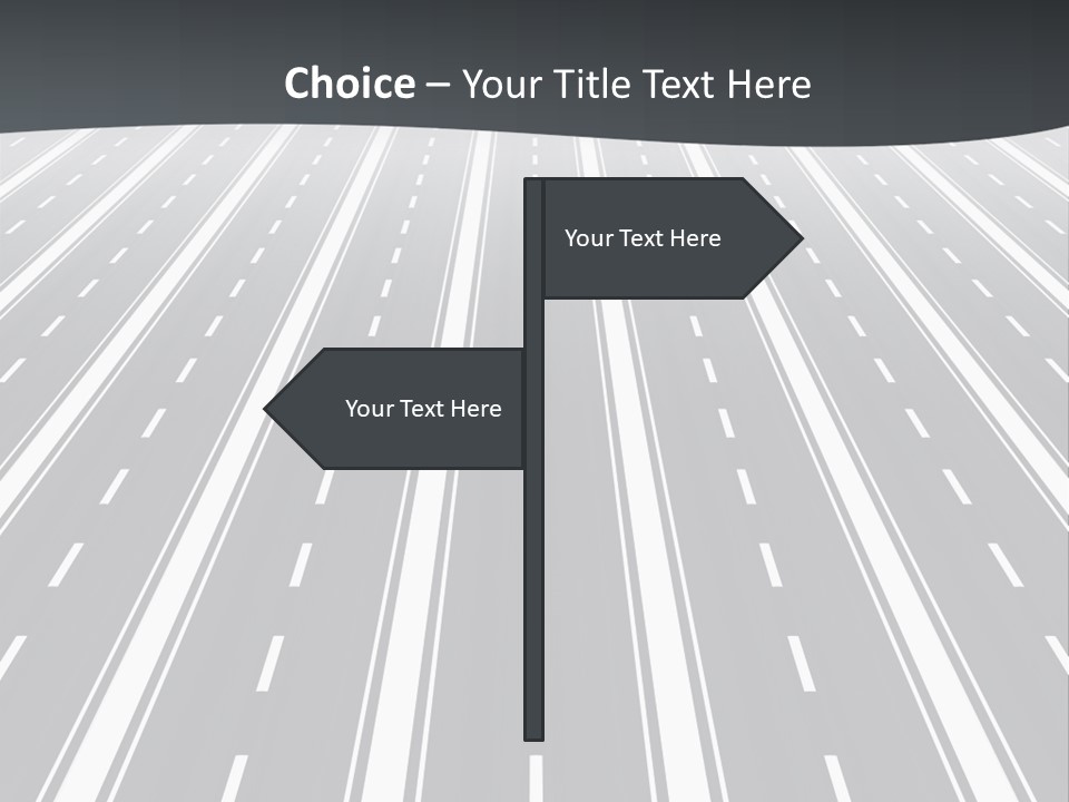 Numberless Illustration Car PowerPoint Template