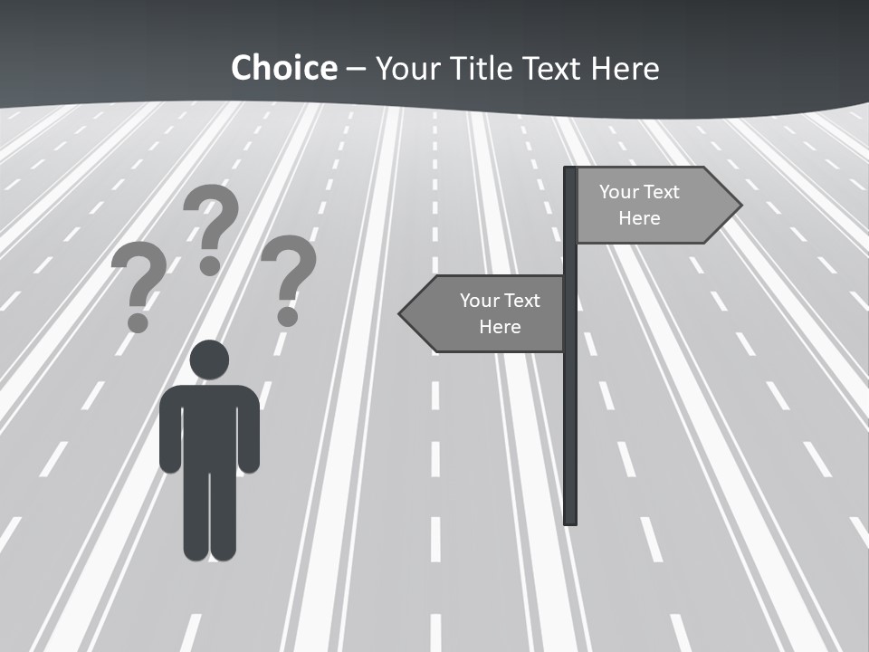 Numberless Illustration Car PowerPoint Template