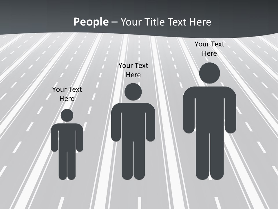 Numberless Illustration Car PowerPoint Template