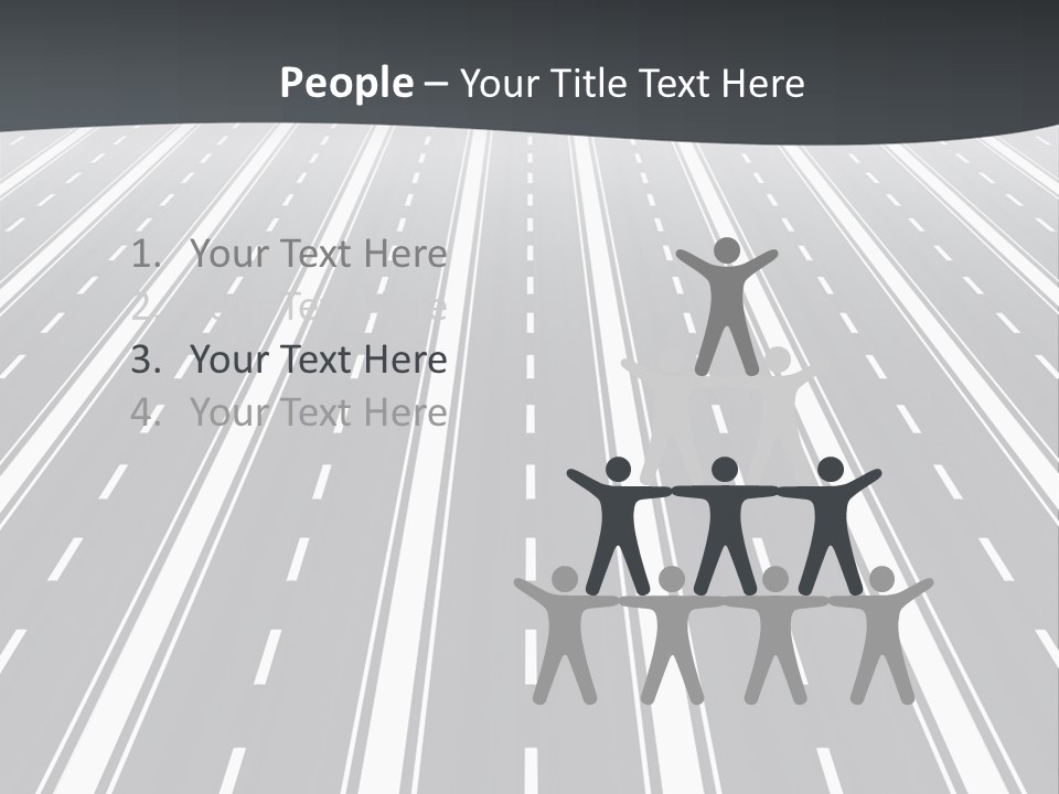 Numberless Illustration Car PowerPoint Template