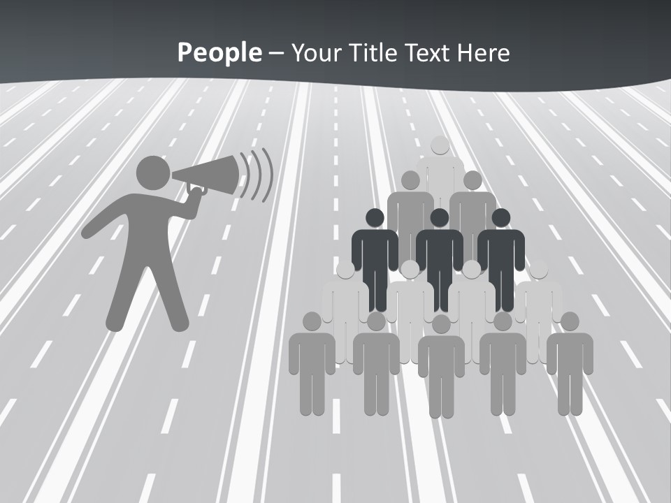 Numberless Illustration Car PowerPoint Template