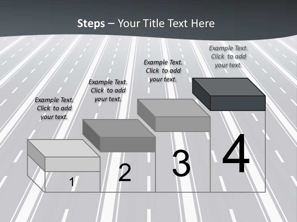 Numberless Illustration Car PowerPoint Template