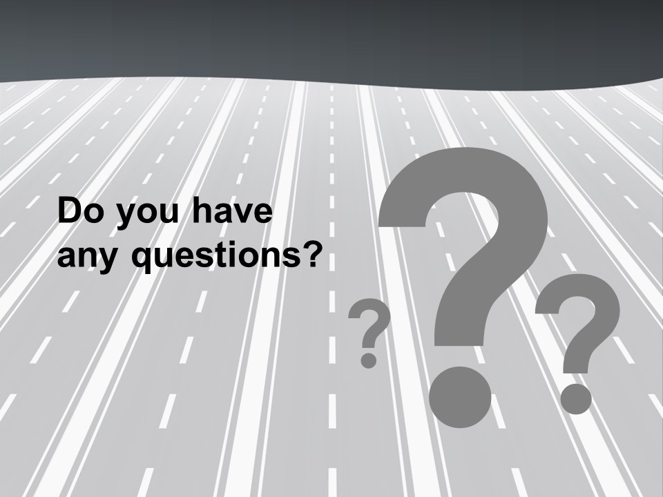 Numberless Illustration Car PowerPoint Template