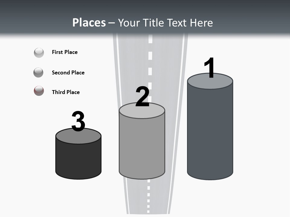 A Brochure With A Picture Of A Tall Building PowerPoint Template
