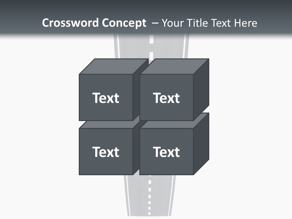 A Brochure With A Picture Of A Tall Building PowerPoint Template