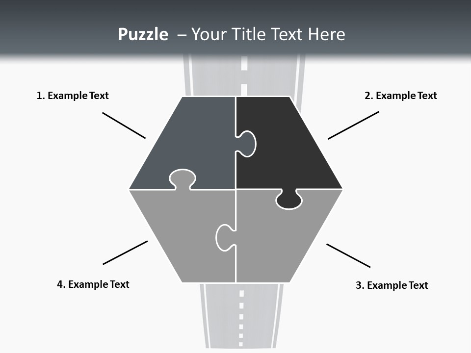 A Brochure With A Picture Of A Tall Building PowerPoint Template