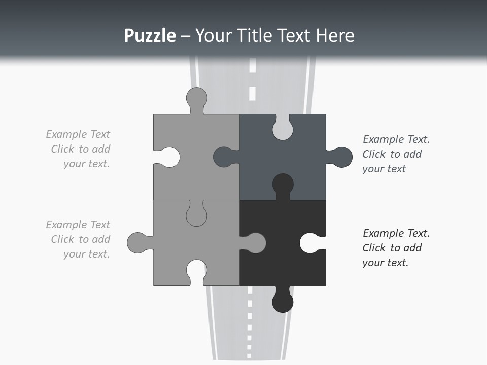 A Brochure With A Picture Of A Tall Building PowerPoint Template