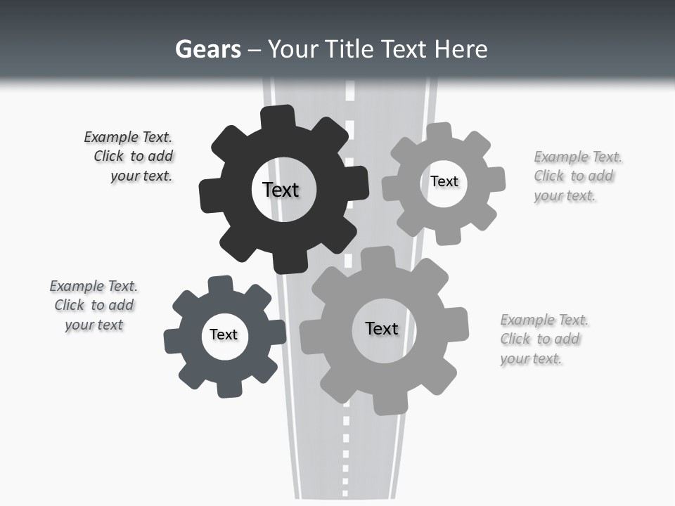 A Brochure With A Picture Of A Tall Building PowerPoint Template