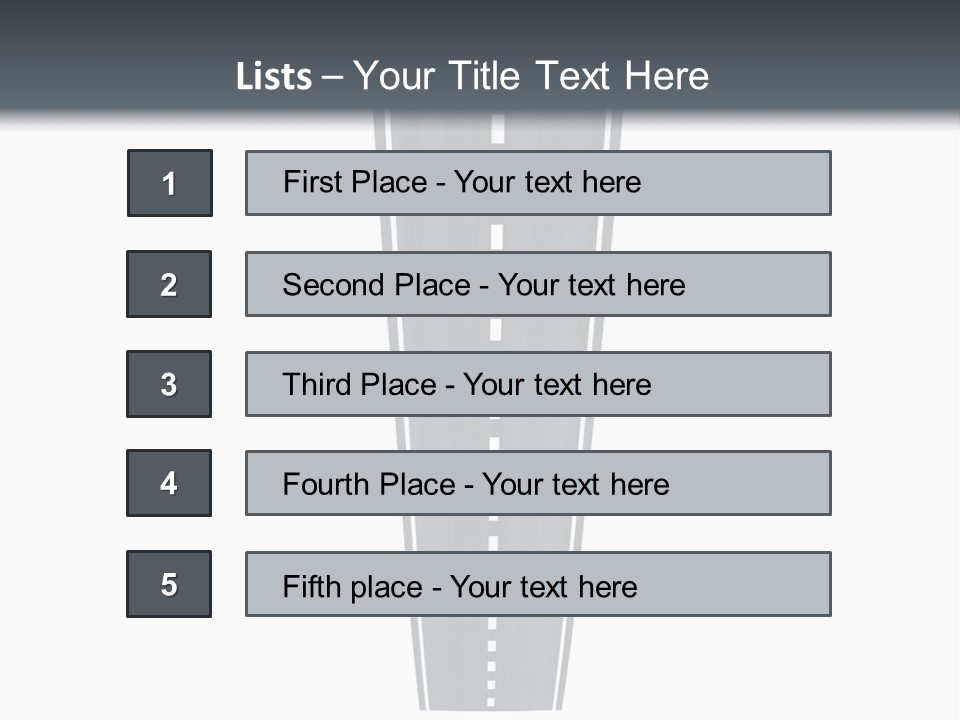 A Brochure With A Picture Of A Tall Building PowerPoint Template