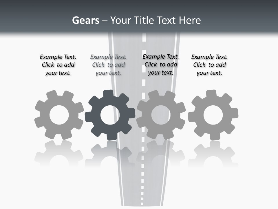 A Brochure With A Picture Of A Tall Building PowerPoint Template