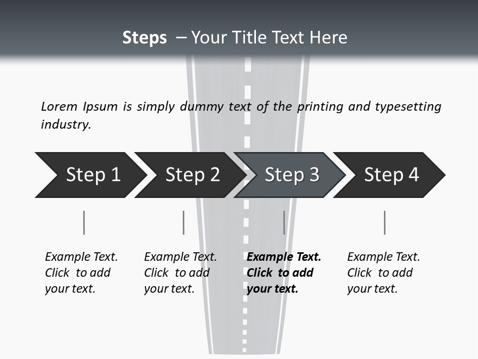 A Brochure With A Picture Of A Tall Building PowerPoint Template
