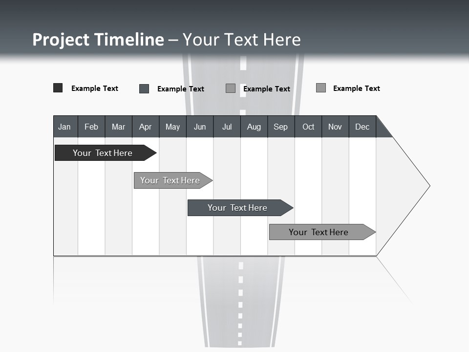 A Brochure With A Picture Of A Tall Building PowerPoint Template