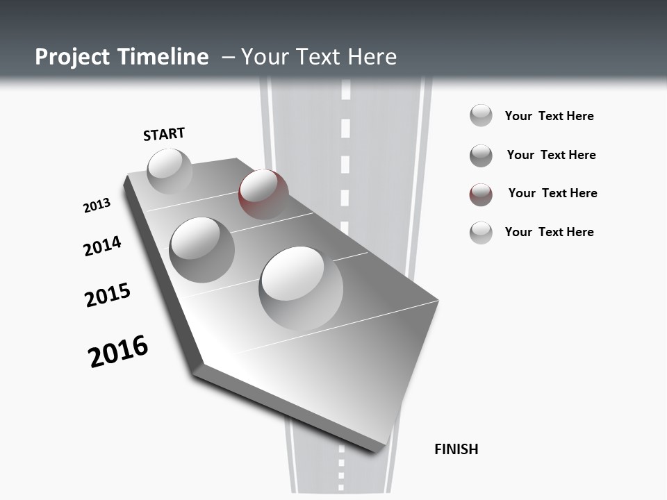 A Brochure With A Picture Of A Tall Building PowerPoint Template