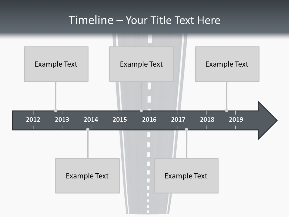 A Brochure With A Picture Of A Tall Building PowerPoint Template