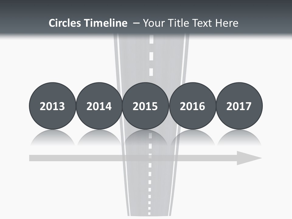 A Brochure With A Picture Of A Tall Building PowerPoint Template