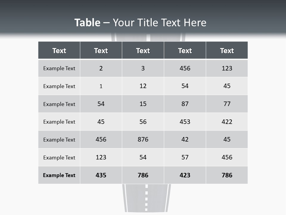 A Brochure With A Picture Of A Tall Building PowerPoint Template