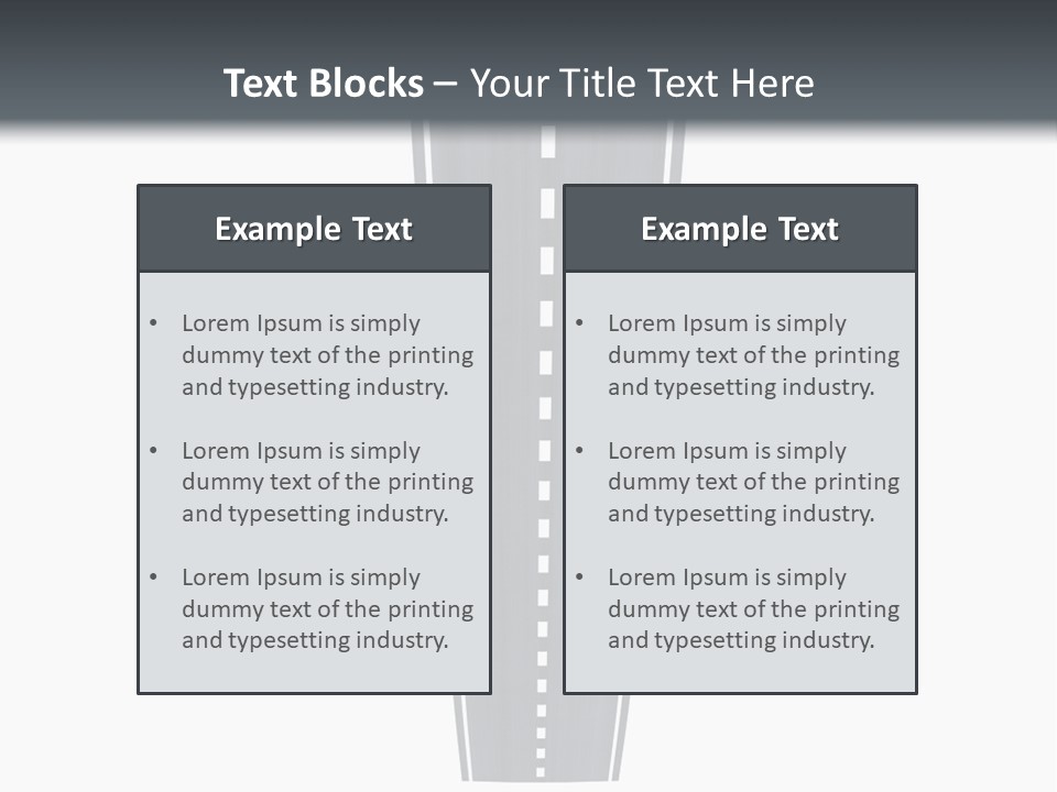 A Brochure With A Picture Of A Tall Building PowerPoint Template
