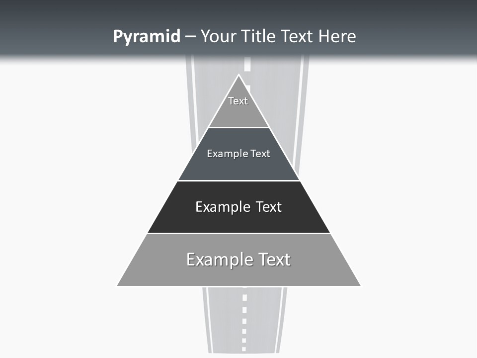 A Brochure With A Picture Of A Tall Building PowerPoint Template