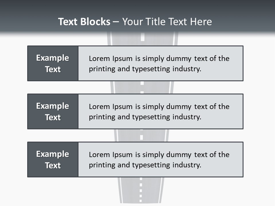 A Brochure With A Picture Of A Tall Building PowerPoint Template