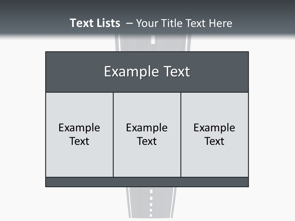 A Brochure With A Picture Of A Tall Building PowerPoint Template