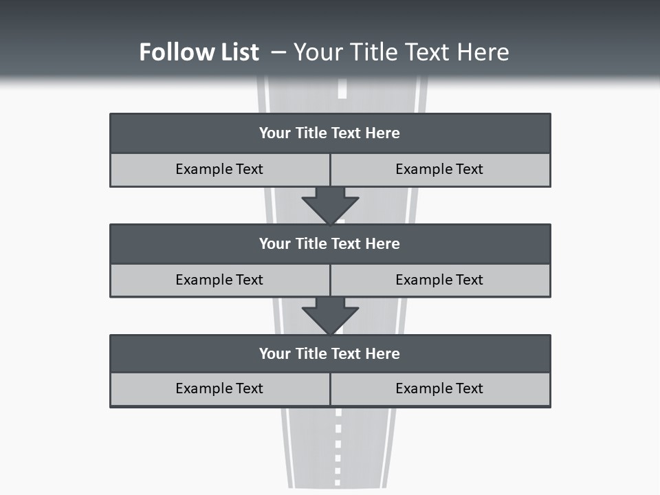 A Brochure With A Picture Of A Tall Building PowerPoint Template