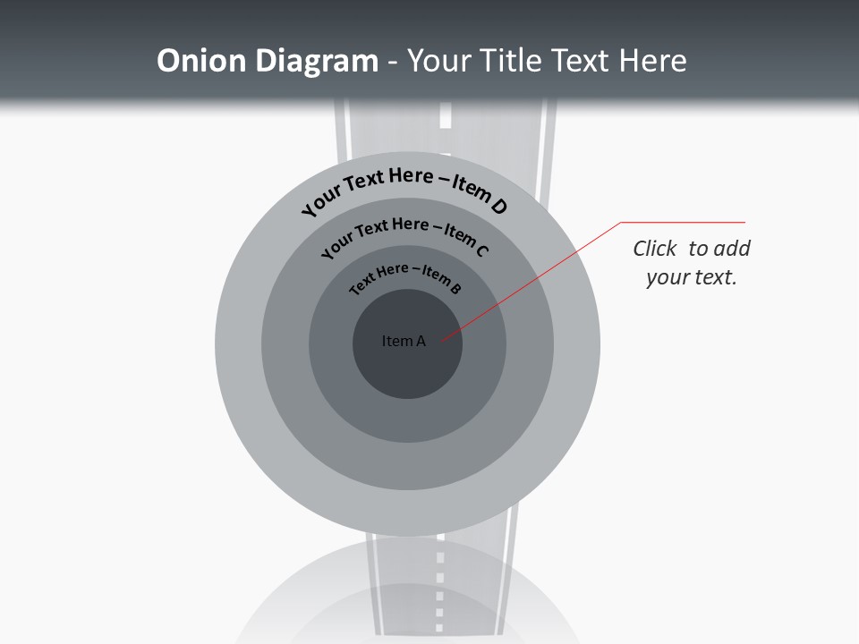 A Brochure With A Picture Of A Tall Building PowerPoint Template